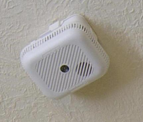 Deaf smoke alarm